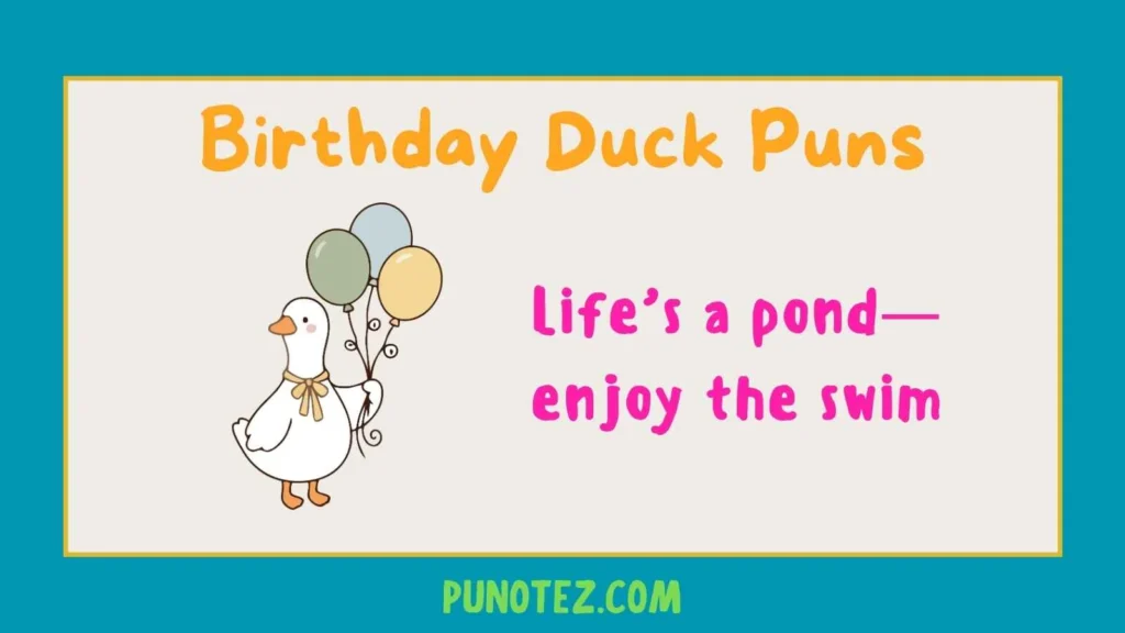 birthday duck puns