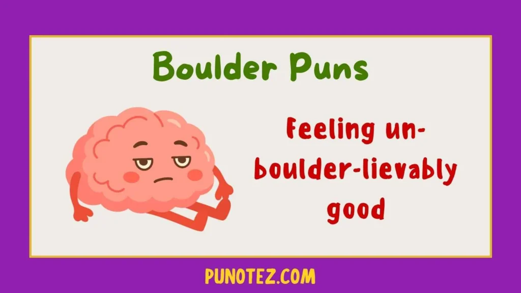 boulder puns