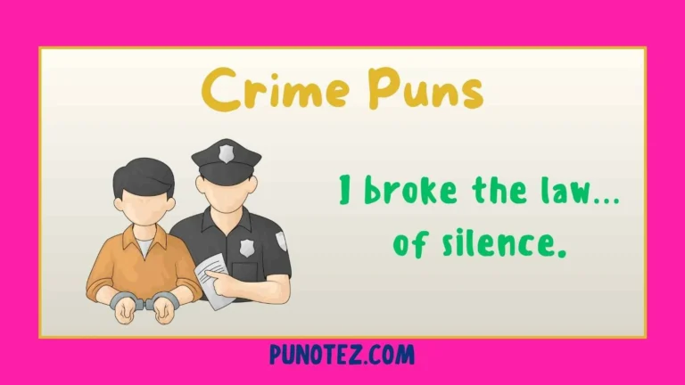 crime puns