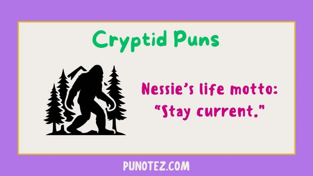 cryptid puns