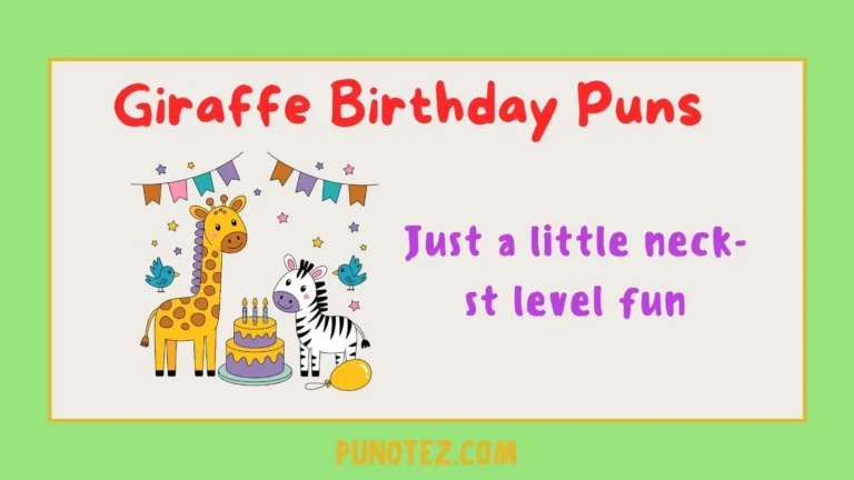 giraffe birthday puns