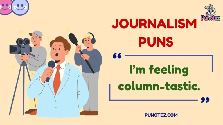 journalism puns