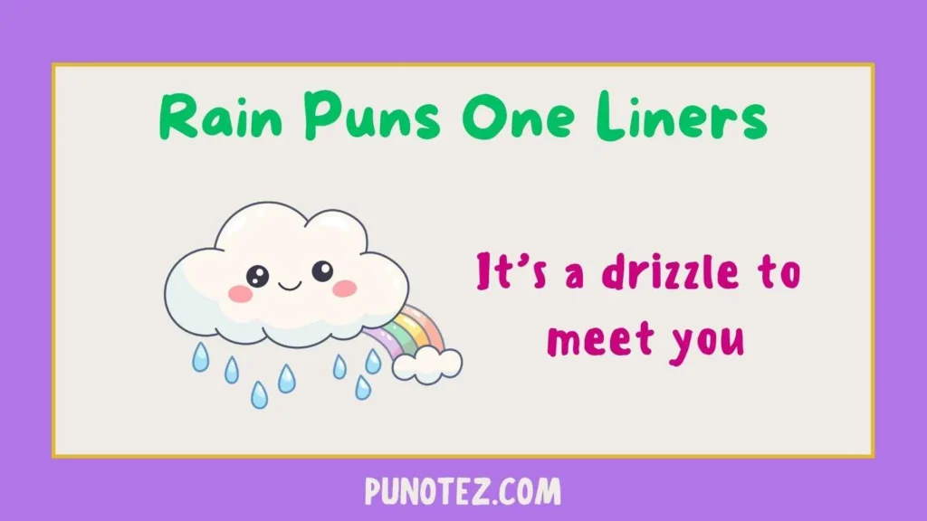 rain puns one liners