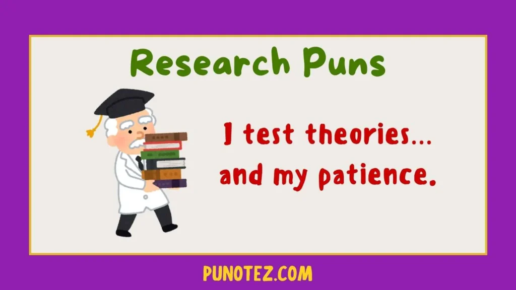 research puns
