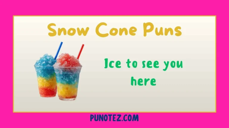snow cone puns