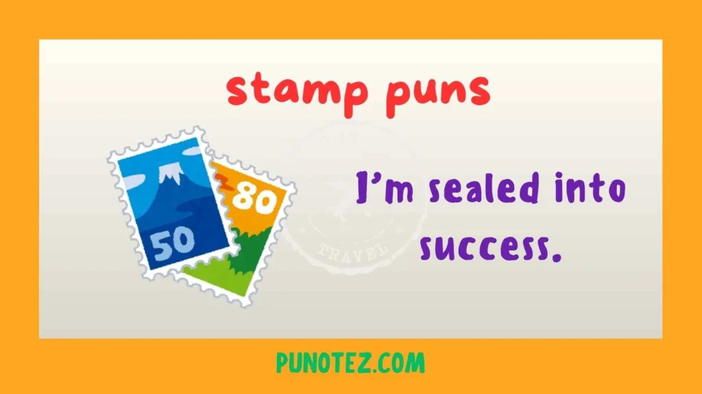 stamp puns