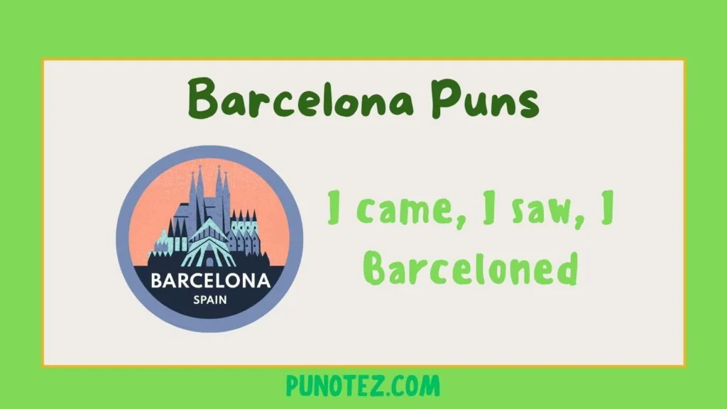 barcelona puns