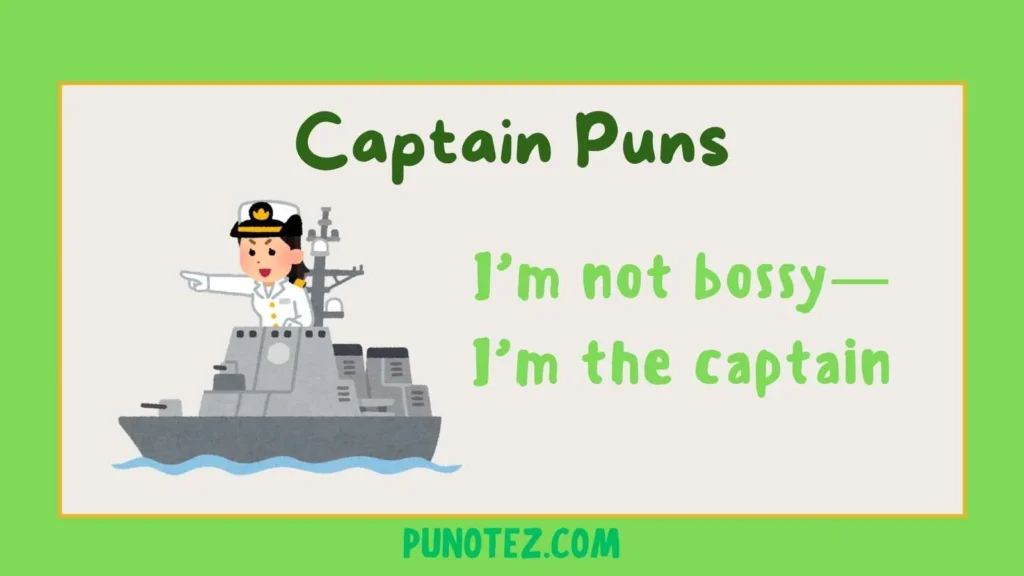 captain puns