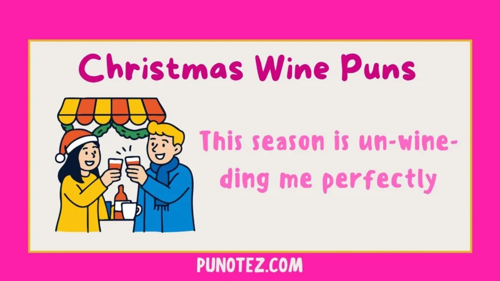 christmas wine puns