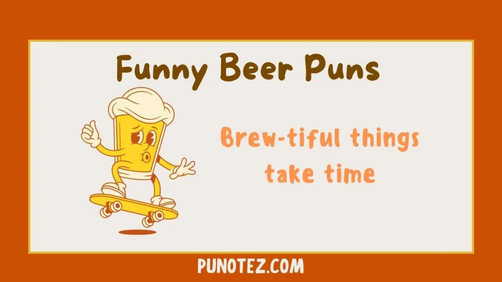 funny beer puns