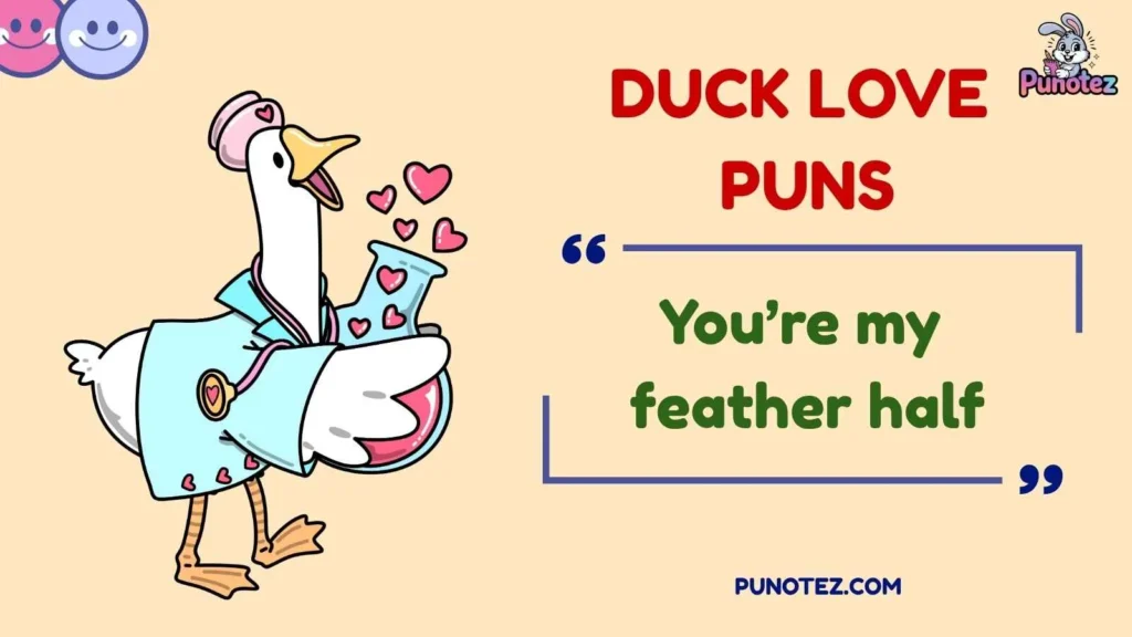 Funny Duck Love Puns