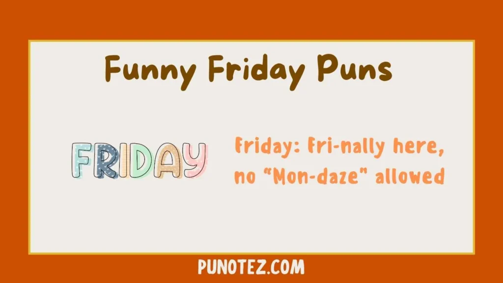 funny friday puns