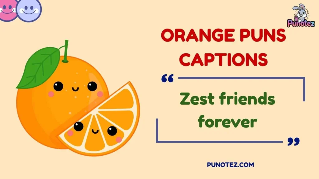 Funny Orange Puns and Captions