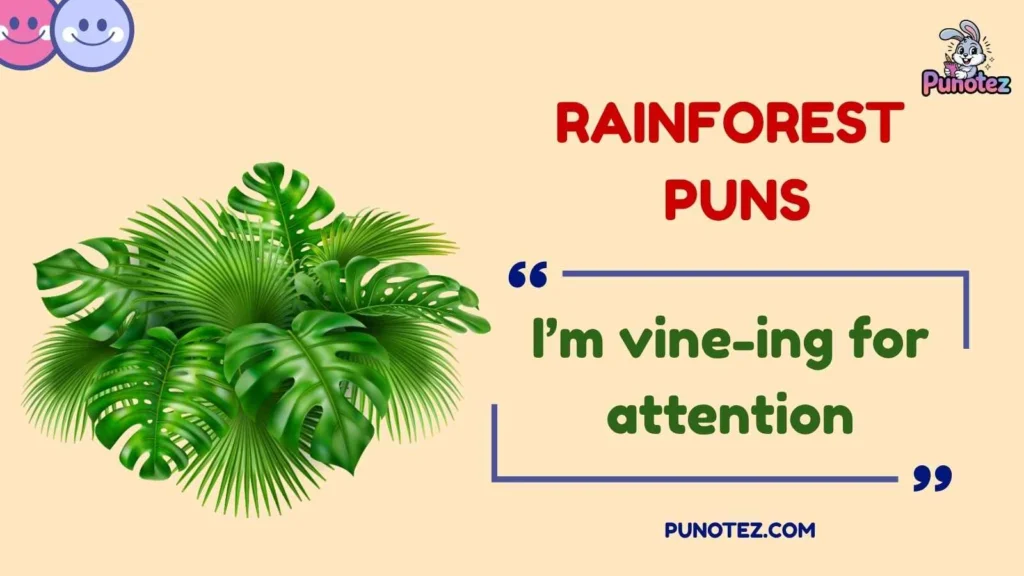 Funny Rainforest Puns