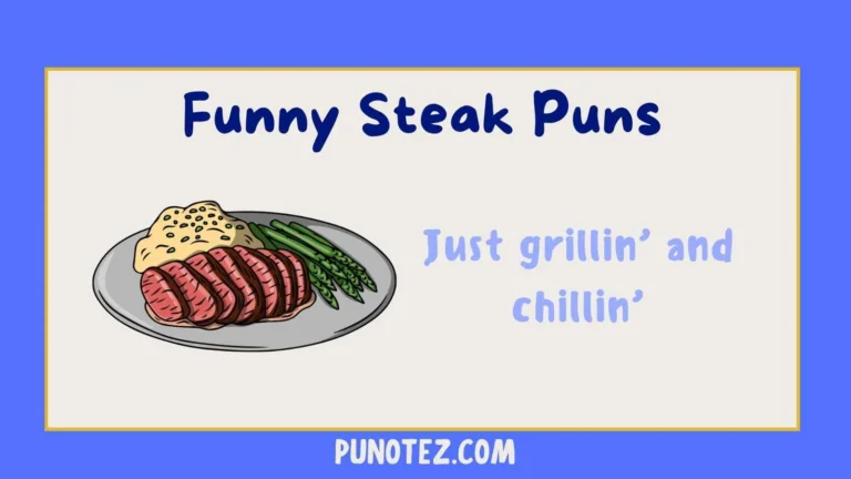 funny steak puns