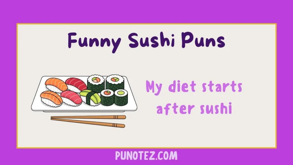 funny sushi puns