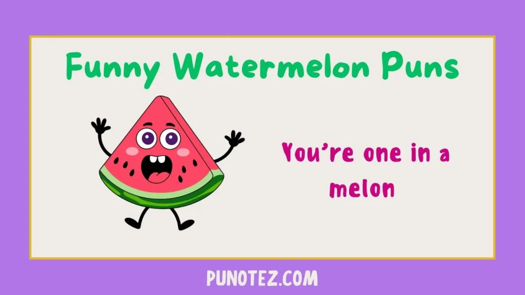 funny watermelon puns