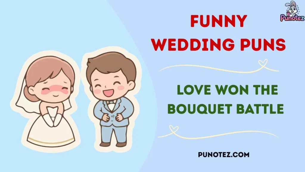 Funny Wedding Puns One Liners