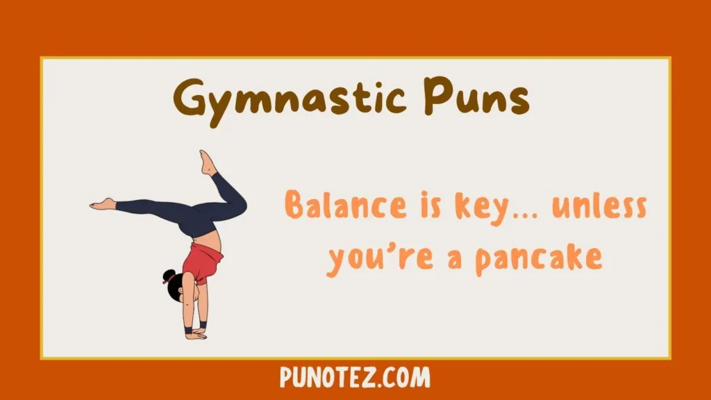 gymnastic puns