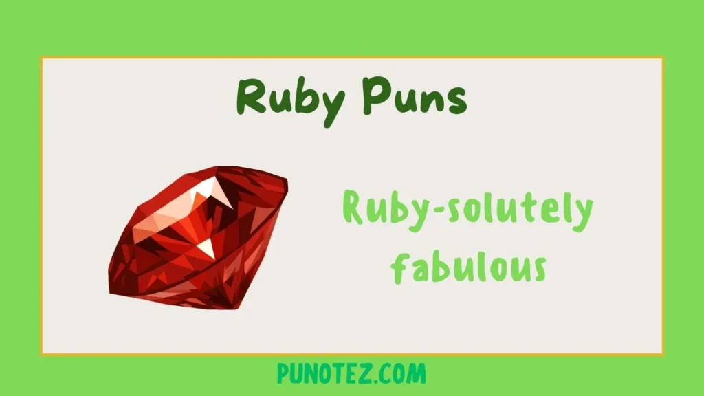ruby puns