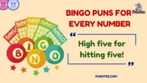 bingo puns for every number